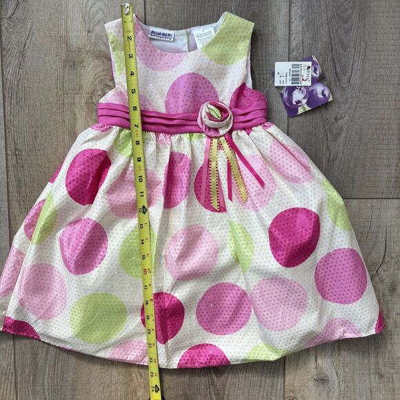 Blueberi Boulevard Girls Dress Size 3T Pink Wedding Sparkle Spring Easter NWT - Picture 12 of 13